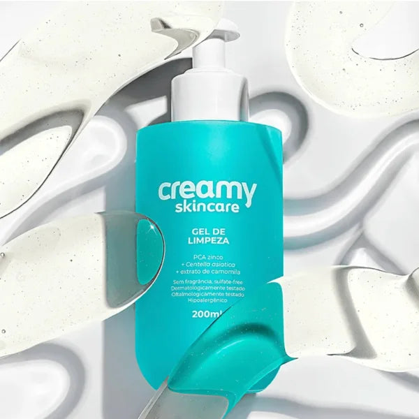 Creamy Kit: Facial Moisturizer + Cleansing Gel + Vitamin C Facial Serum