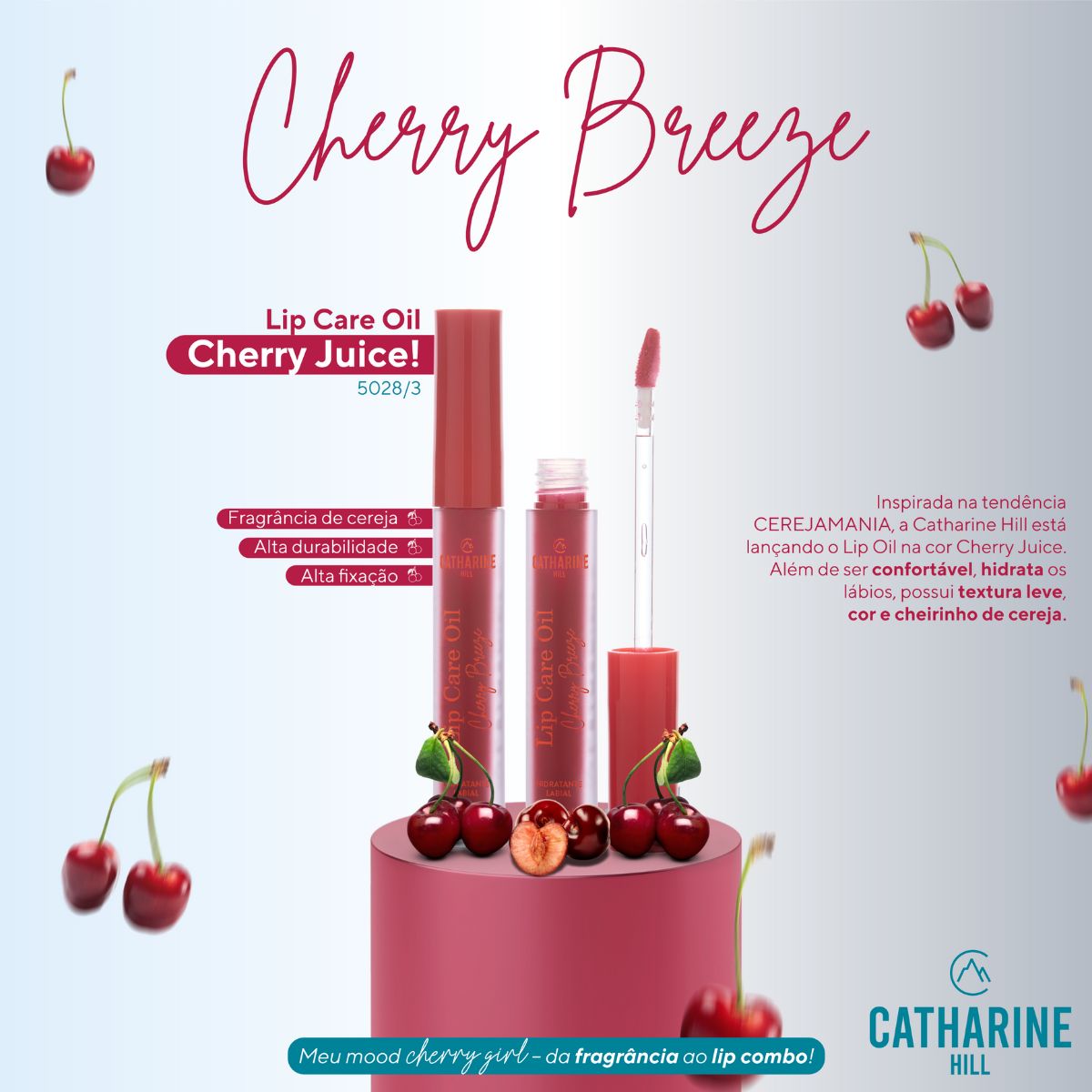 Lip Care Oil Cherry Juice Breezy Catharine Hill
