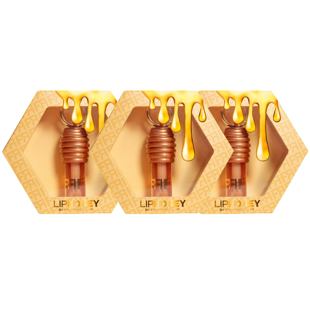 Kit 3 Units LipHoney Lip Gloss Fran by Franciny Ehlke Original