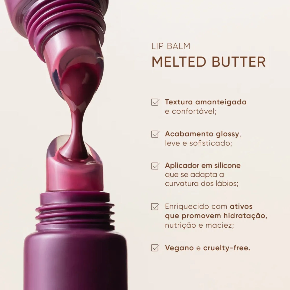 Lip Balm Melted Butter Mascavo