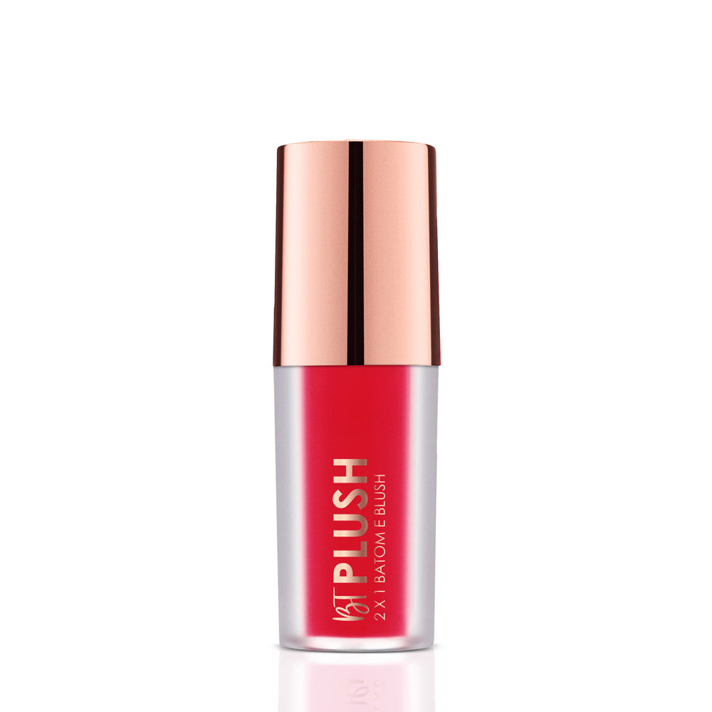 BT Plush Bruna Tavares 2-in-1 Lipstick & Blush - Ruby