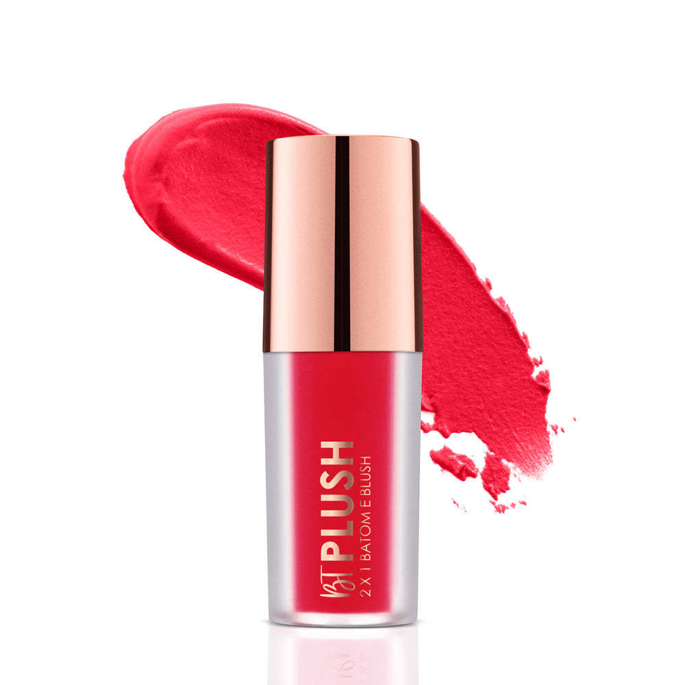 BT Plush Bruna Tavares 2-in-1 Lipstick & Blush - Ruby