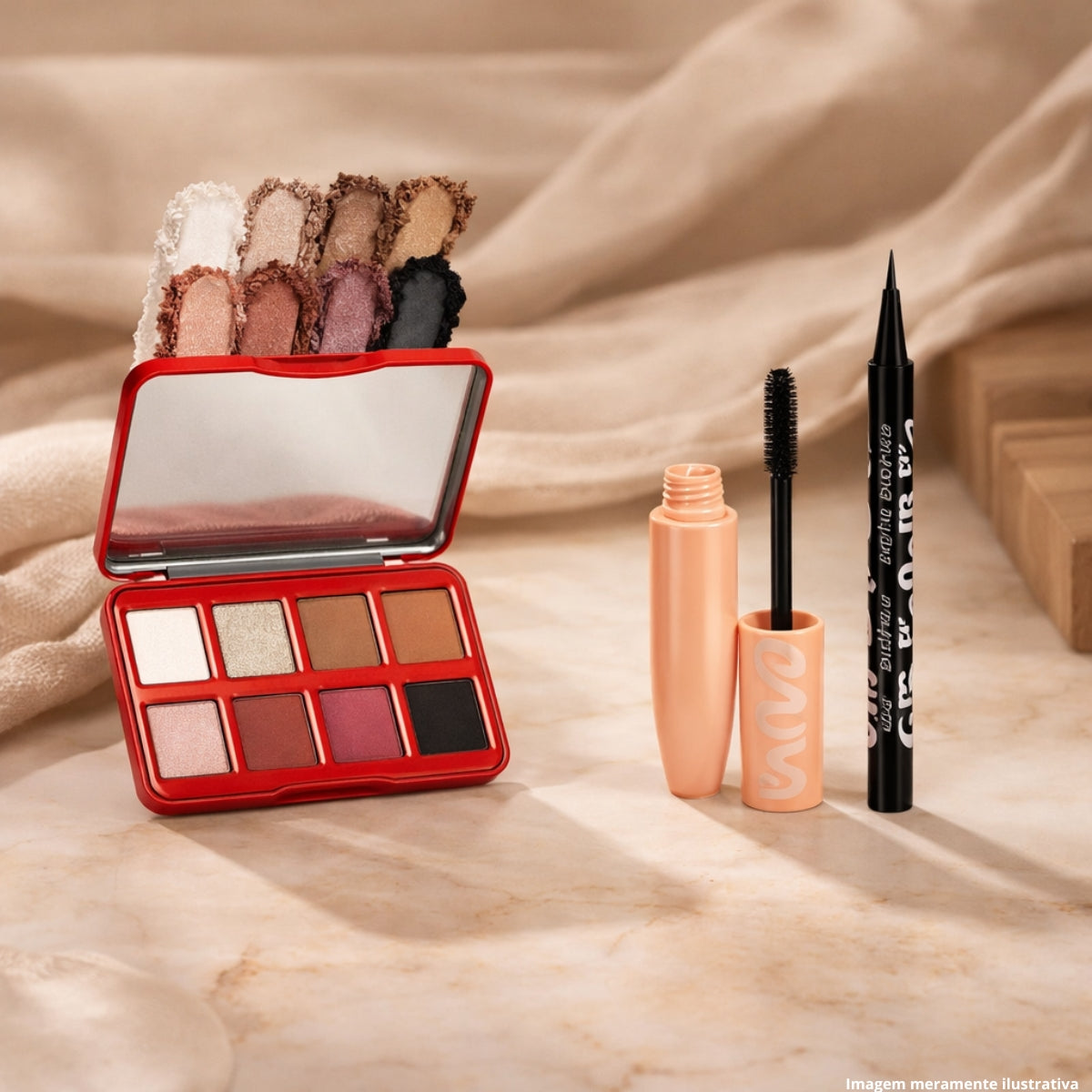 BT Refresh Yourself Eyeshadow Palette + Max Turbo PAM Mascara + Pullpen Fran Eyeliner Pen