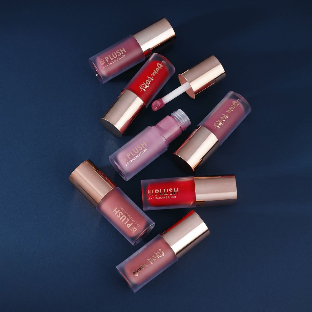 BT Plush Bruna Tavares 2-in-1 Lipstick & Blush - Ruby