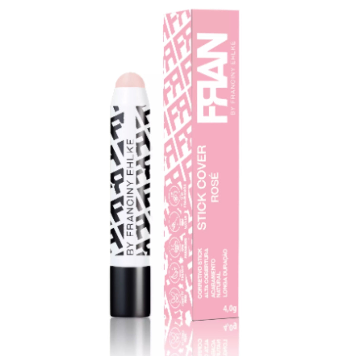 Fran Rose Stick Cover Concealer Kit + Pink Powder Karen Bachini Pink Matte Loose Powder