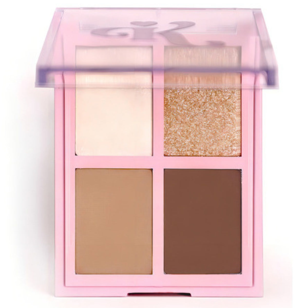 Karen Bachini Pink Powder Kit + Hecate Highlighter/Contour Palette - Multifunctional Professional Makeup