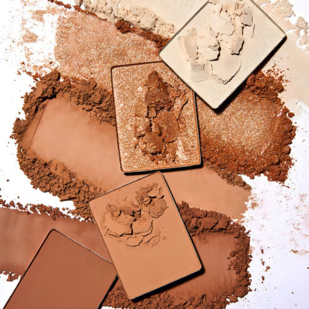 Karen Bachini Pink Powder Kit + Hecate Highlighter/Contour Palette - Multifunctional Professional Makeup