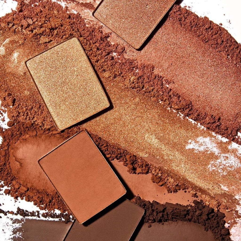 Karen Bachini Pink Powder Kit + Hecate Highlighter/Contour Palette - Multifunctional Professional Makeup
