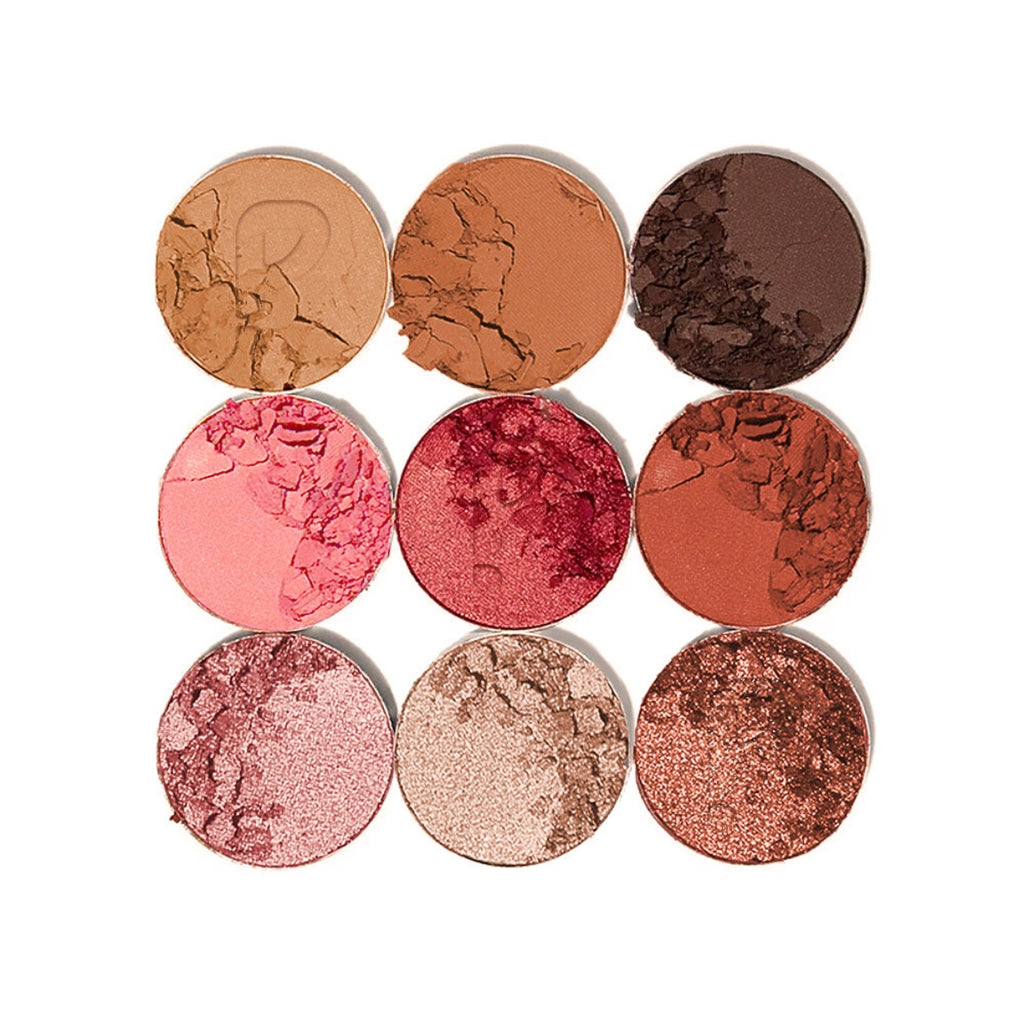 Multifunctional 9-Color Palette - Contour + Blush + Highlighter - 9 Essentials! PAM By Pamella