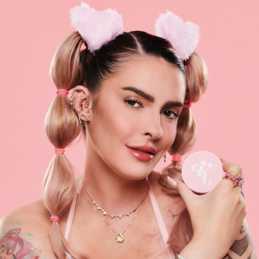 Karen Bachini Pink Powder Loose Face Powder