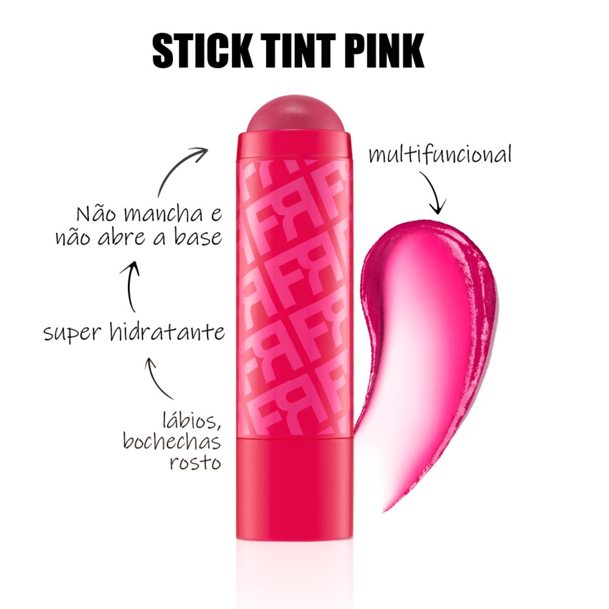 Stick Tint Balm Pink Fran By Franciny Ehlke Multifunctional
